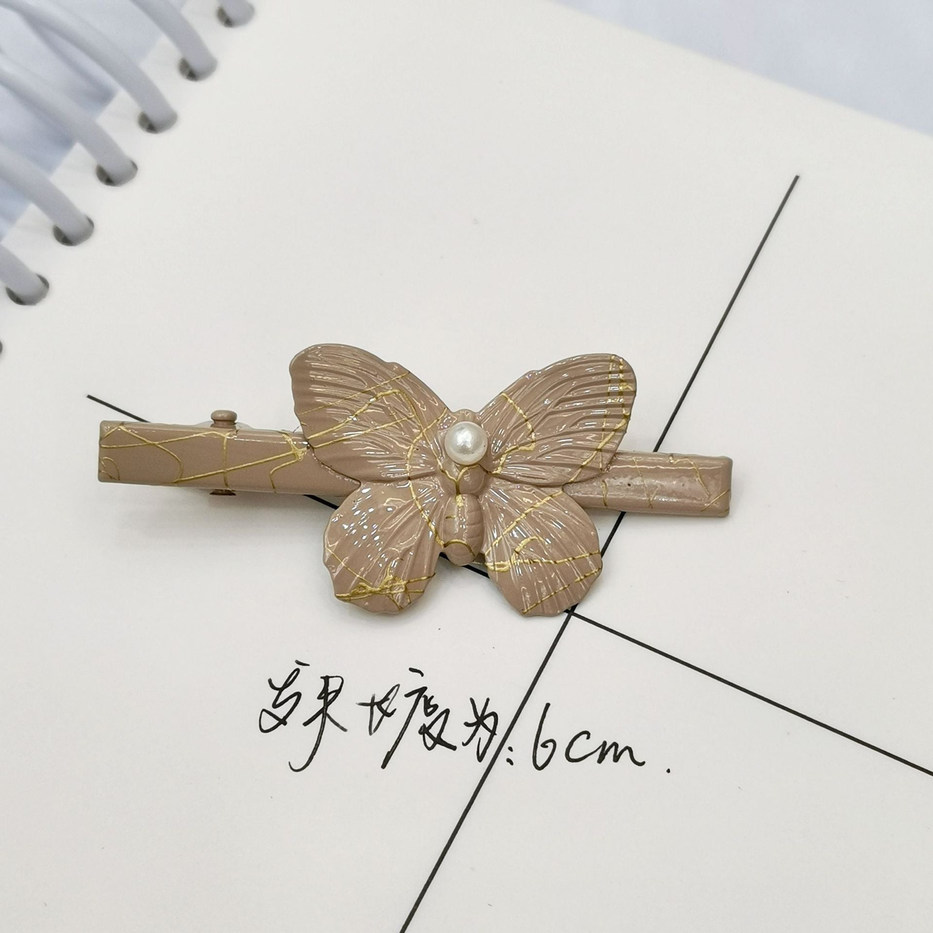 Wholesale Colorful Hollow Metal Butterfly Hairpins